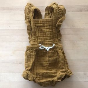 Jamie Kay criss cross ruffle romper